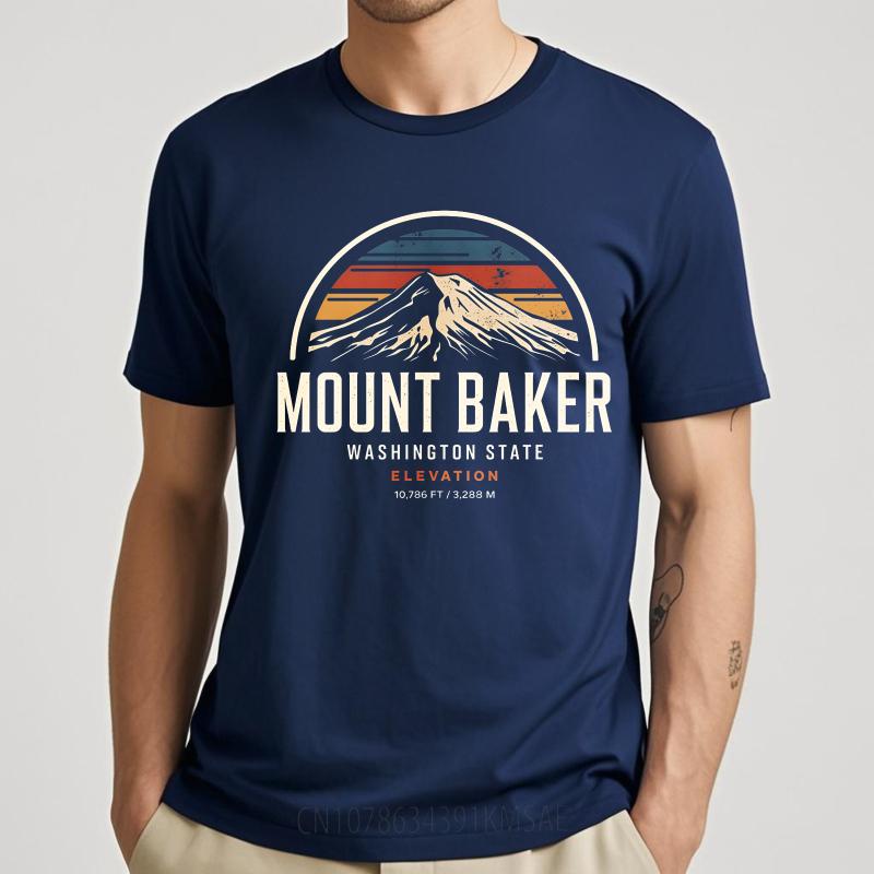 Vintage Summer Unisex tshirt Mount Baker Washington State Elevation 10786 Ft 3288 M Short Sleeve Breathable O Neck Tees 4XL
Vintage Summer Unisex tshirt Mount Baker Washington State Elevation 10786 Ft 3288 M Short Sleeve Breathable O Neck Tees 4XL