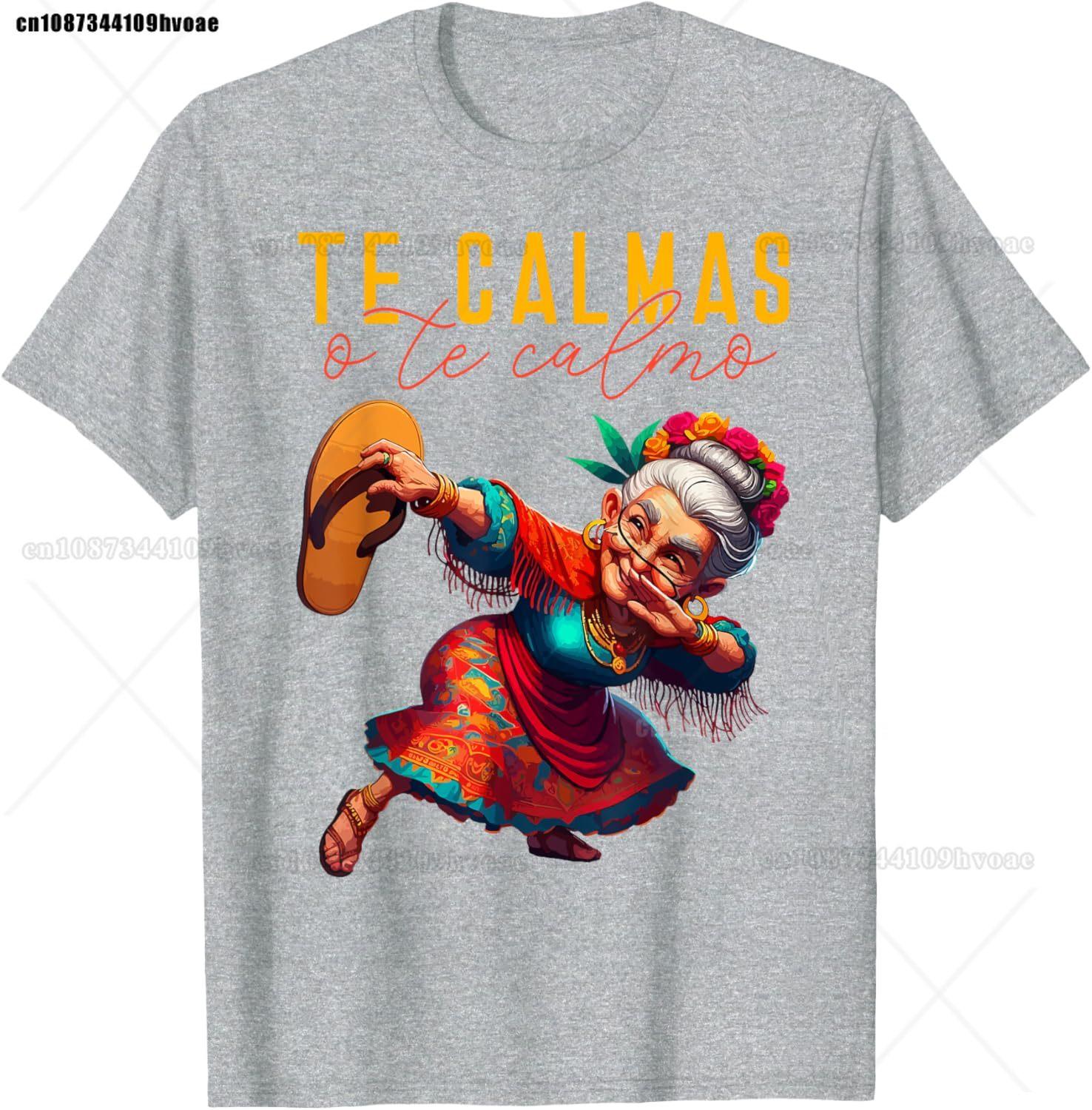 Mexican Spanish Mother Mom Expression Te Calmas O Te Calmo TShirt Round Neck Shortsleeve Simple Style 4XL
Mexican Spanish Mother Mom Expression Te Calmas O Te Calmo TShirt Round Neck Shortsleeve Simple Style 4XL