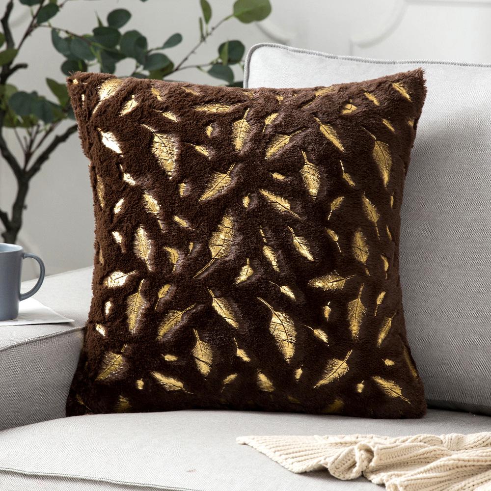 Home Christmas Atmosphere Pillowcase, Short Plush Hot-scalding Feather Pillowcase, Sofa Cushion Cover 45 * 45Cm without core
Home Christmas Atmosphere Pillowcase, Short Plush Hot-scalding Feather Pillowcase, Sofa Cushion Cover 45 * 45Cm without core