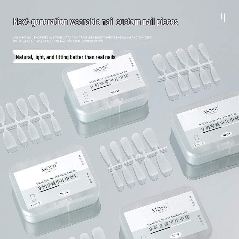 Boxed Wearable Frosted Nail Tips - 100 Pieces, Standard Size, Full Cover - No Carving Needed
Boxed Wearable Frosted Nail Tips - 100 Pieces, Standard Size, Full Cover - No Carving Needed