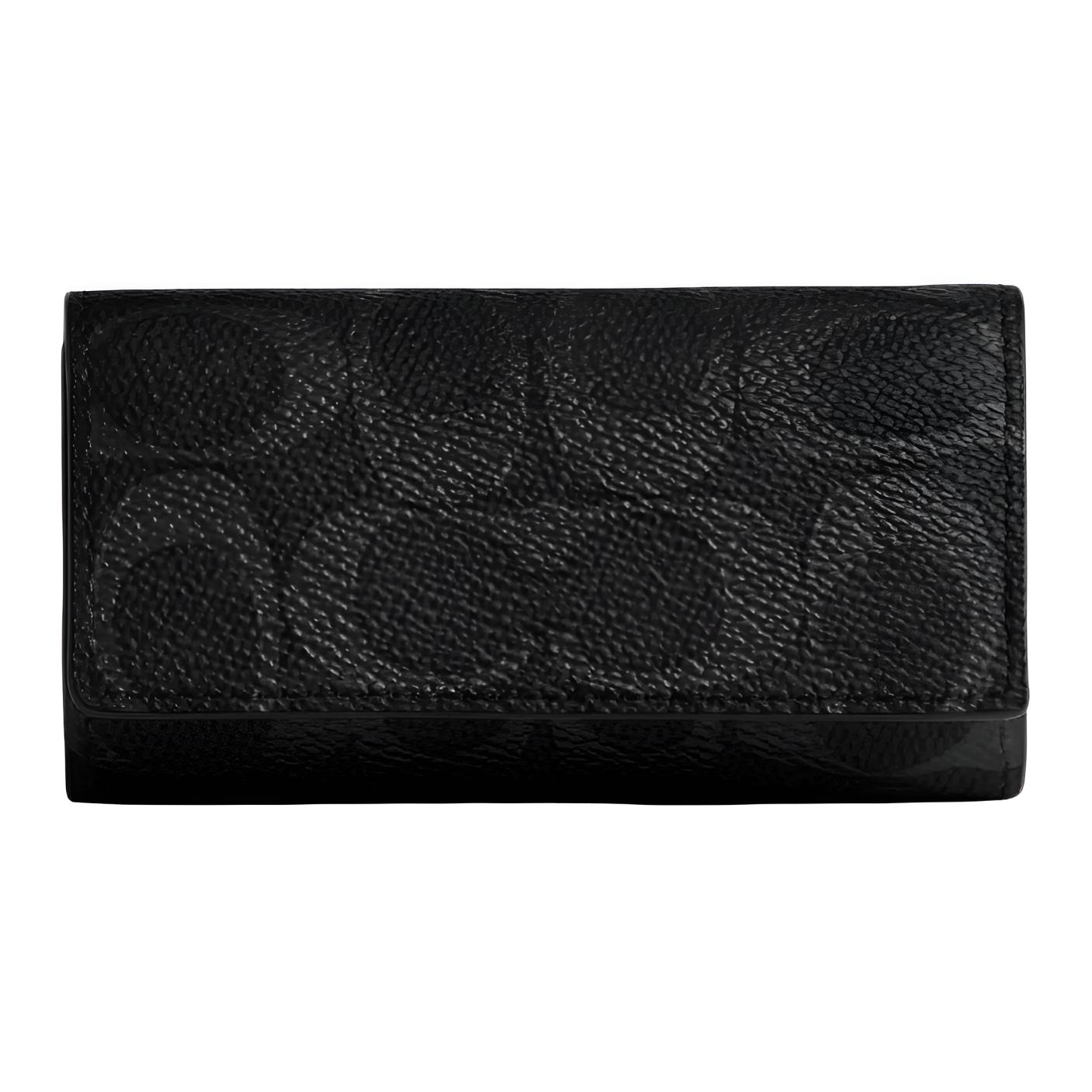 Coach Six Ring Key Case With Snap Closure Coated Canvas And Calfskin Women accessories Black CW718-OY2 Black
Coach Six Ring Key Case With Snap Closure Coated Canvas And Calfskin Women accessories Black CW718-OY2 Black