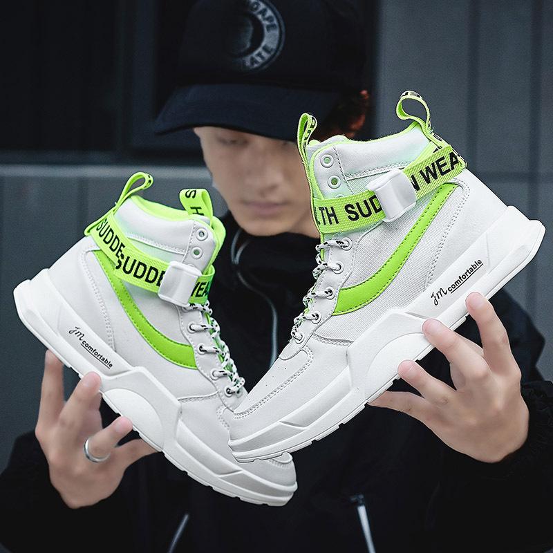 Men s shoes Korean version of casual breathable sports shoes Men s trend versatile high-top street dance board shoes Teen students running shoes 39 жёлтый
Men s shoes Korean version of casual breathable sports shoes Men s trend versatile high-top street dance board shoes Teen students running shoes 39 жёлтый