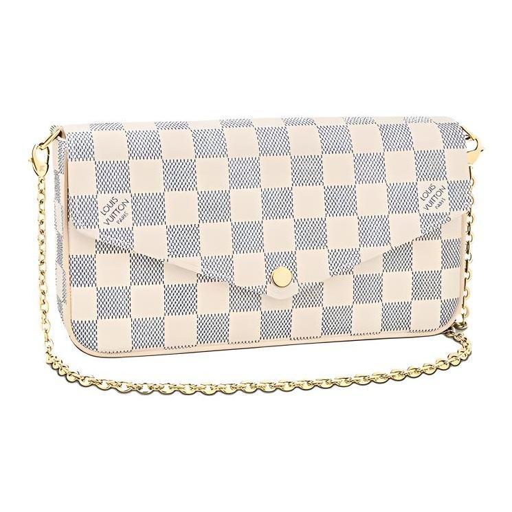 Louis Vuitton Pochette Felicie Portable Checkerboard Envelope Flap Bag Women Shoulder Bag White N63106 Basic Set (Bag+Dust Bag)
Louis Vuitton Pochette Felicie Portable Checkerboard Envelope Flap Bag Women Shoulder Bag White N63106 Basic Set (Bag+Dust Bag)