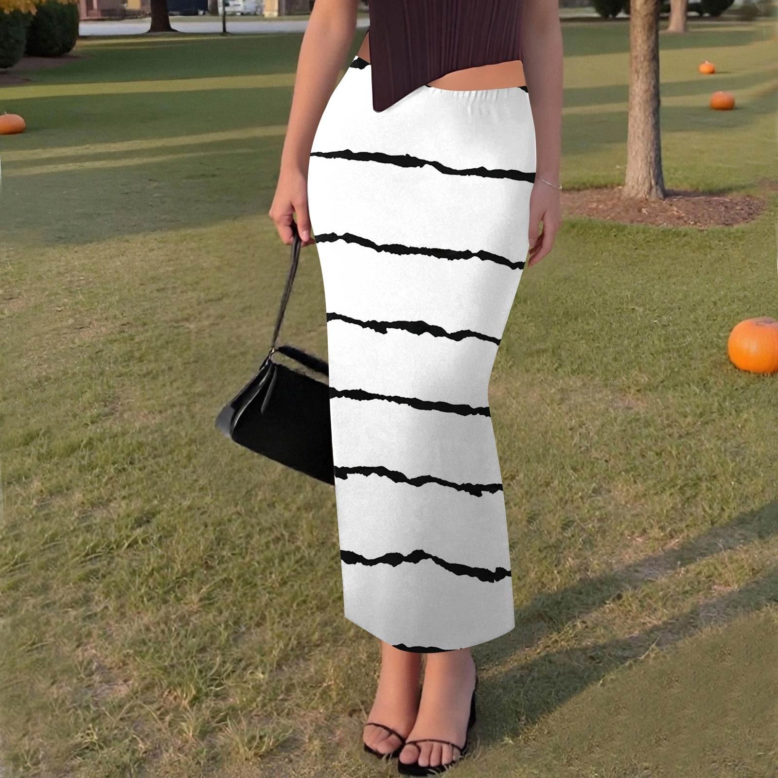 Женская повседневная модная юбка с разрезом «рыбий хвост» с градиентным принтом, эластичная узкая юбка до середины тела XL белый
Женская повседневная модная юбка с разрезом «рыбий хвост» с градиентным принтом, эластичная узкая юбка до середины тела XL белый