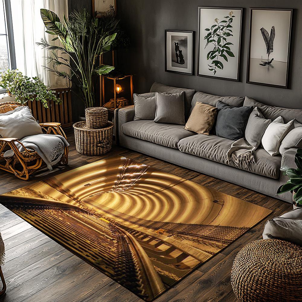 Tuniu Modern Geometric Wooden Effect Area Rug Non Slip Home Decor Living Room Floor Mat for Kitchen Bedroom 50x80cm
Tuniu Modern Geometric Wooden Effect Area Rug Non Slip Home Decor Living Room Floor Mat for Kitchen Bedroom 50x80cm