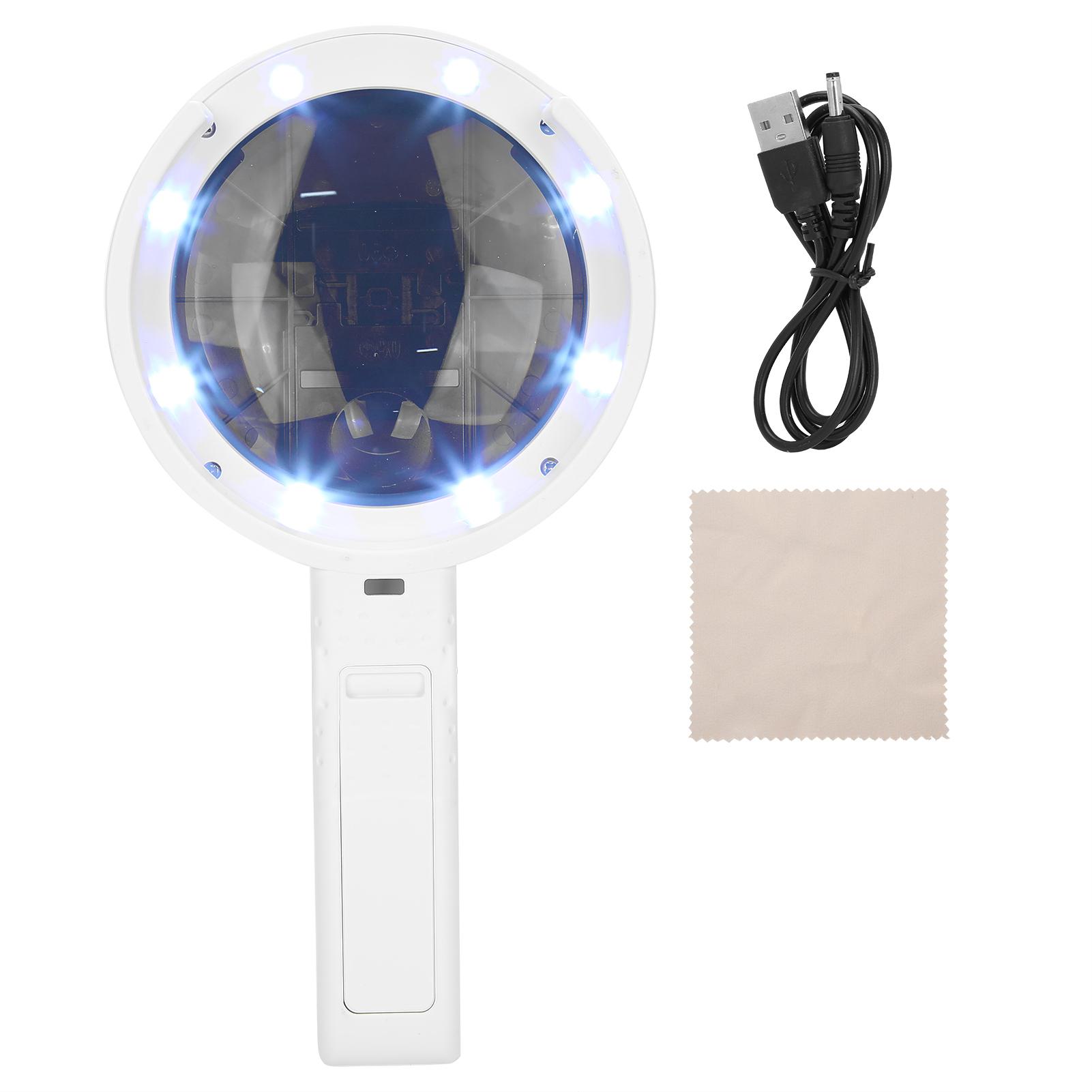 3.5X 10X Многофункциональный ручной складной увеличительное стекло Led Light Reading Лупа
3.5X 10X Многофункциональный ручной складной увеличительное стекло Led Light Reading Лупа