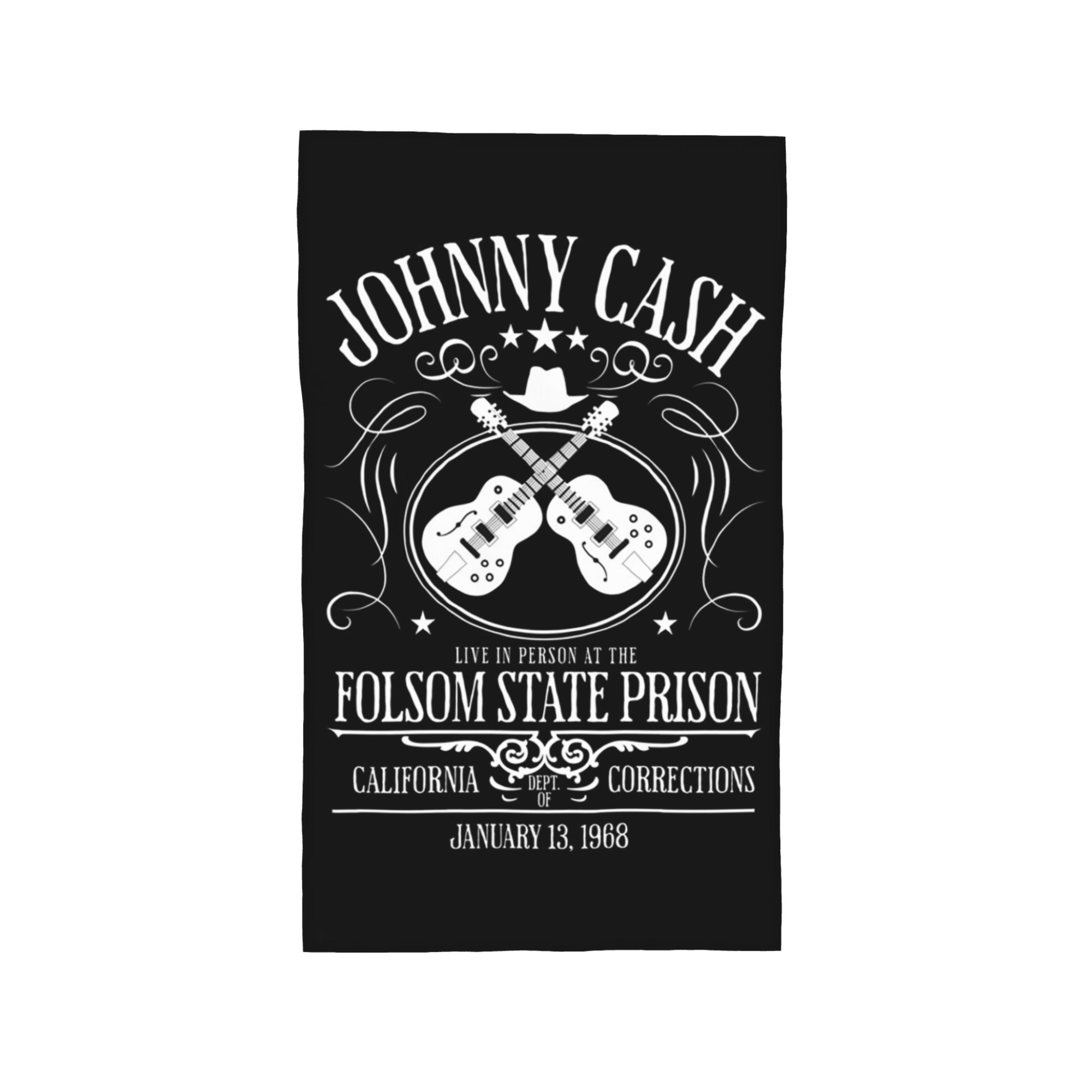 Johnny Cash live at Folsom State Prison Jan 13 1968 Soft Face Towel Quick Dry Pool Bath Cotton Towels Absorbent W30*H60(CM)
Johnny Cash live at Folsom State Prison Jan 13 1968 Soft Face Towel Quick Dry Pool Bath Cotton Towels Absorbent W30*H60(CM)