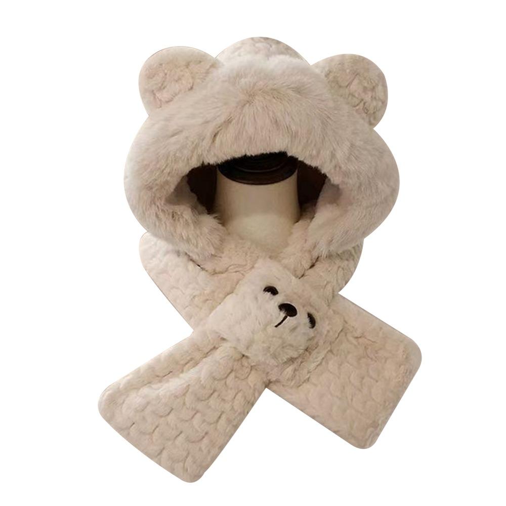 Cute Plush Winter Integrated Cap Scarf Windproof Thickened Beanie Hat Scarf Warm Soft Neck Warmer Cycling бежевий
Cute Plush Winter Integrated Cap Scarf Windproof Thickened Beanie Hat Scarf Warm Soft Neck Warmer Cycling бежевий