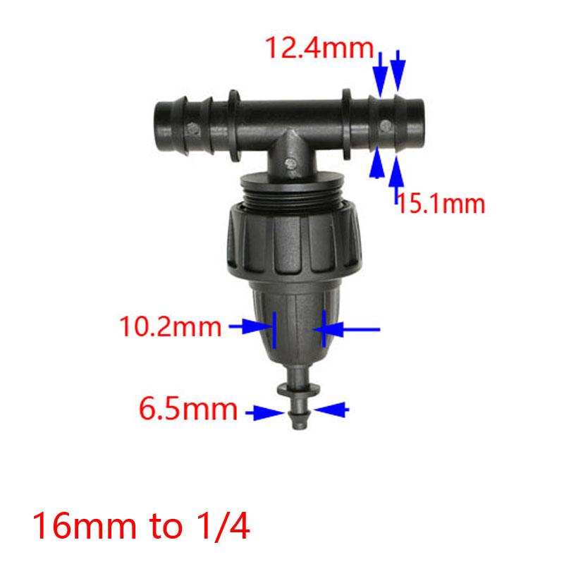 Garden hose 1/4 to 1/2 3/4 reducer tee Connector 2-way water splitter barb 4/7 to 16mm 20mm Hose adapter 1pcs
Garden hose 1/4 to 1/2 3/4 reducer tee Connector 2-way water splitter barb 4/7 to 16mm 20mm Hose adapter 1pcs