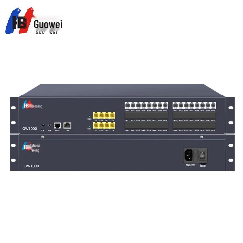 Guowei GW1000 Rackmount PABX System (CN version)
Guowei GW1000 Rackmount PABX System (CN version)
