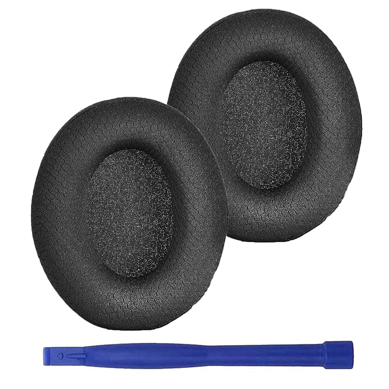 Umvowuxa replacement ear cushions audio technica ATH M50X M50XBT M50xSTS M50RD M40X M30X Breathable and comfortable mesh material (black)
Umvowuxa replacement ear cushions audio technica ATH M50X M50XBT M50xSTS M50RD M40X M30X Breathable and comfortable mesh material (black)