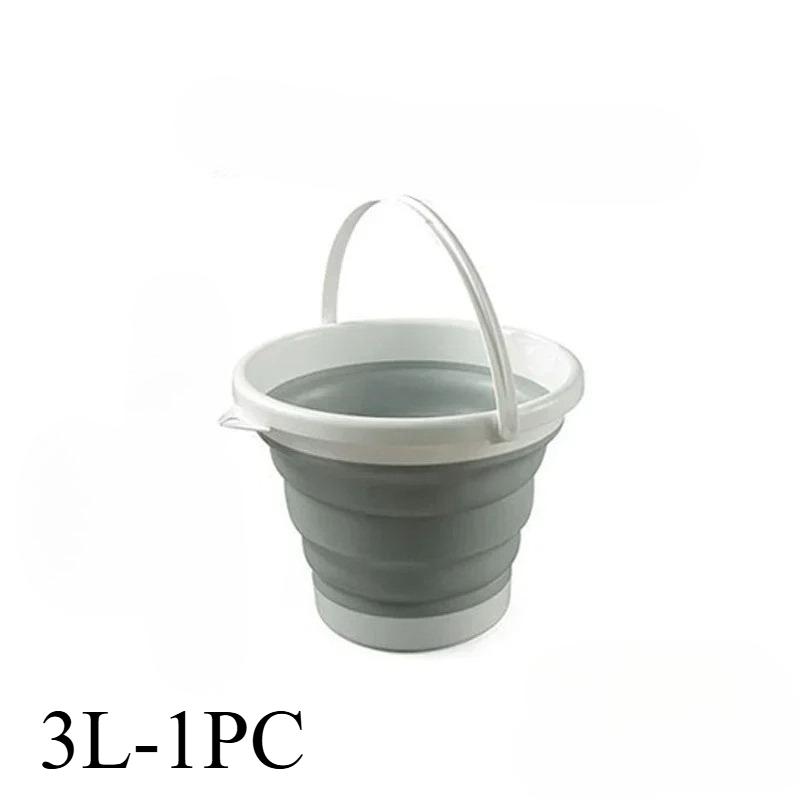 Foldable 3 liter silicone bucket for car washing and outdoor activities suit for camping fishing storage
Foldable 3 liter silicone bucket for car washing and outdoor activities suit for camping fishing storage