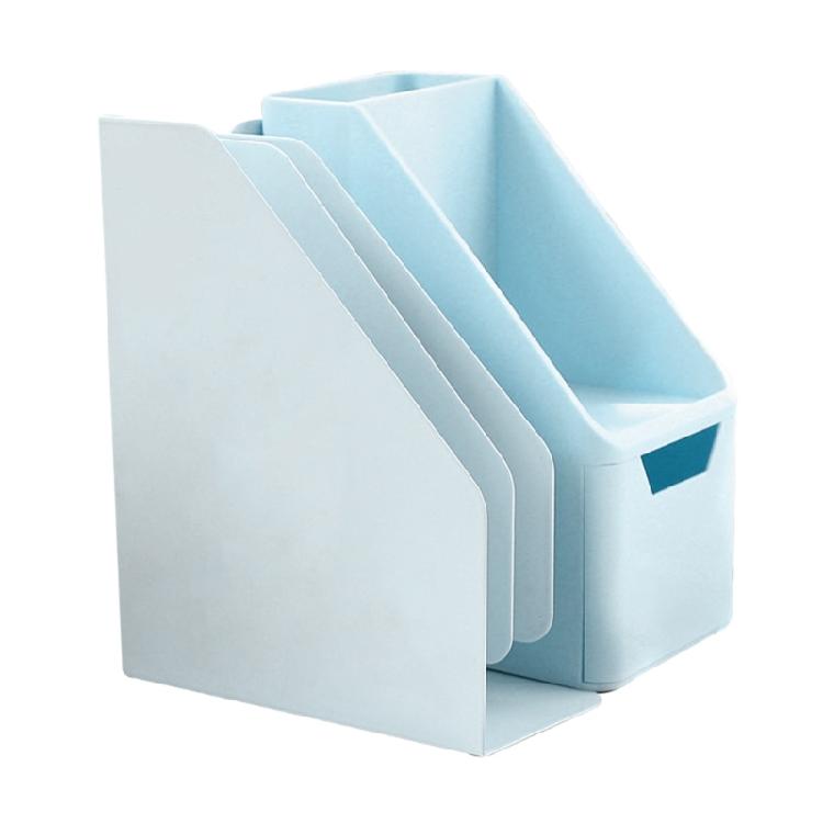 Multifunction Desk Book End with Pen Cup and Drawer Adjustable Bookend Expandable Bookend Magazine Stand for Desk синій
Multifunction Desk Book End with Pen Cup and Drawer Adjustable Bookend Expandable Bookend Magazine Stand for Desk синій