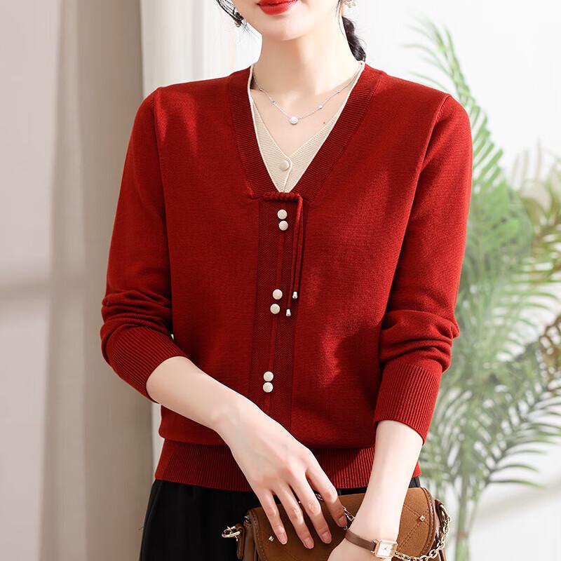 XUEXI New Chinese Style Women s Long Sleeve Thin Knit Top L
XUEXI New Chinese Style Women s Long Sleeve Thin Knit Top L
