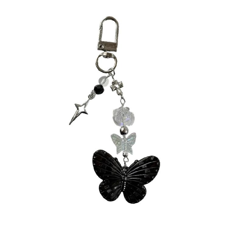 Lovely Butterfly Phone Pendant Sturdy Alloy Butterfly Mobile Chain Unique Keychain Pendant for Fashionable Use чорний
Lovely Butterfly Phone Pendant Sturdy Alloy Butterfly Mobile Chain Unique Keychain Pendant for Fashionable Use чорний
