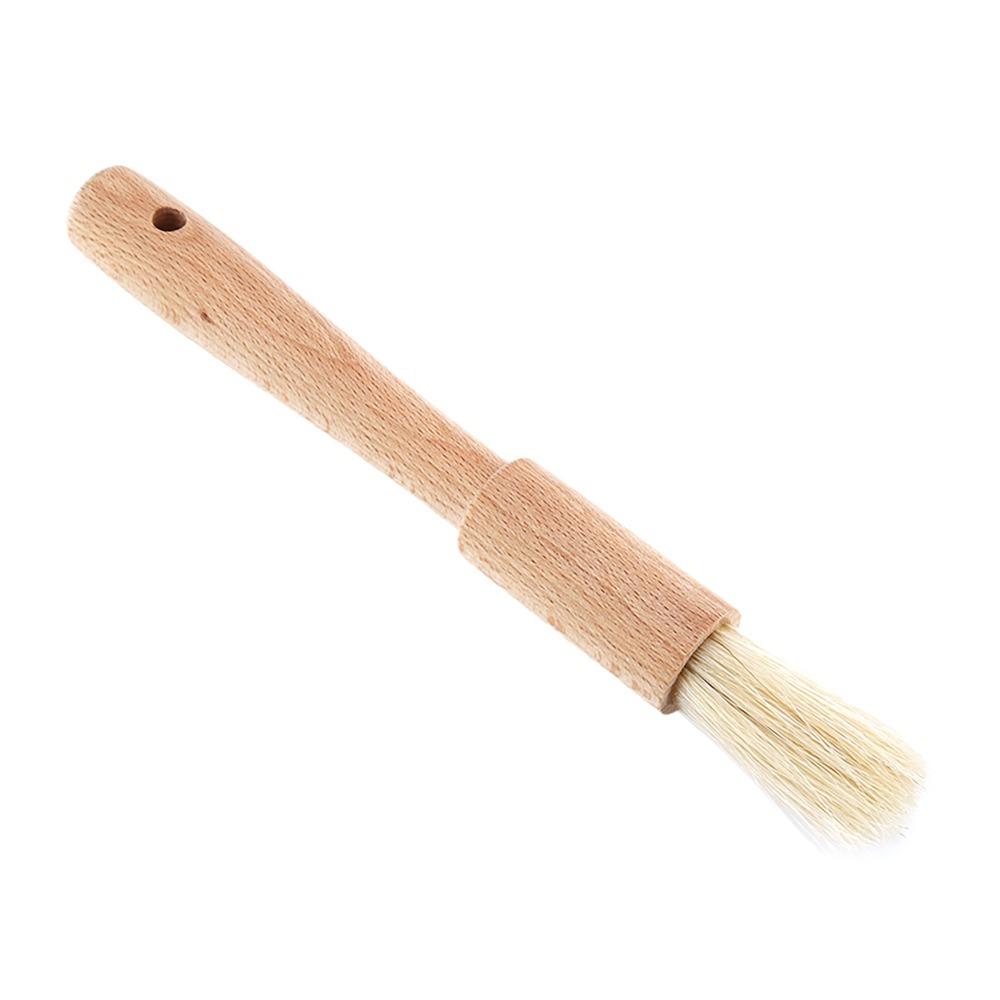 Round Handle Wooden Barbecuing Brush Hanging Hole Design Comfortable Baking Brush Multi-Purpose Sauce Kitchen Tool BBQ Cooking
Round Handle Wooden Barbecuing Brush Hanging Hole Design Comfortable Baking Brush Multi-Purpose Sauce Kitchen Tool BBQ Cooking