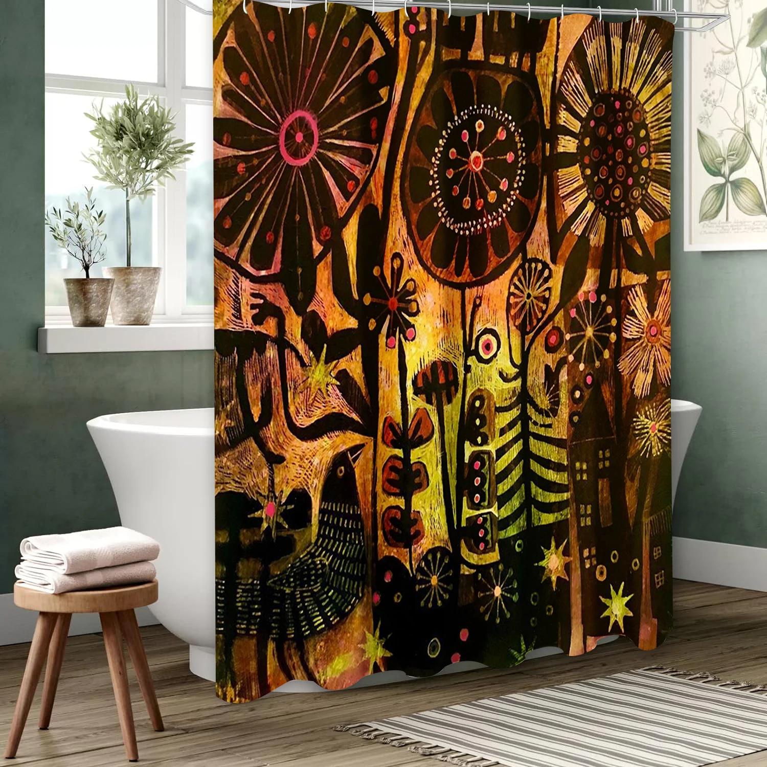 Tropical Folk Wind Bathing Curtain Bathroom Shower Curtain Waterproof With 12 Hooks Home Deco W60H190(CM)-1 Pcs
Tropical Folk Wind Bathing Curtain Bathroom Shower Curtain Waterproof With 12 Hooks Home Deco W60H190(CM)-1 Pcs