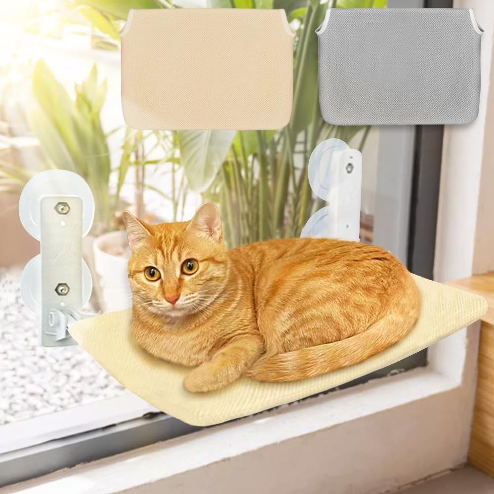 New Cat Window Hammock Cat Hammock Window Cat Window Bed Large Foldable Suction Cup Cat Hammock 2 Pieces Easy to Install and Move Easy to Disassemble
New Cat Window Hammock Cat Hammock Window Cat Window Bed Large Foldable Suction Cup Cat Hammock 2 Pieces Easy to Install and Move Easy to Disassemble
