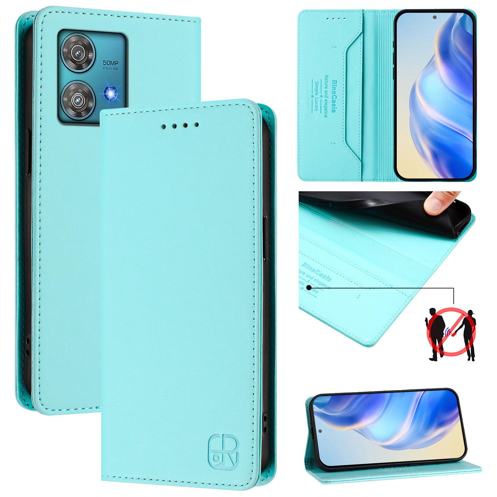 For Motorola Edge 40 Neo 5G Leather Case RINACASIS RC01 Phone Cover with RFID Blocking Wallet Stand Light Purple
For Motorola Edge 40 Neo 5G Leather Case RINACASIS RC01 Phone Cover with RFID Blocking Wallet Stand Light Purple