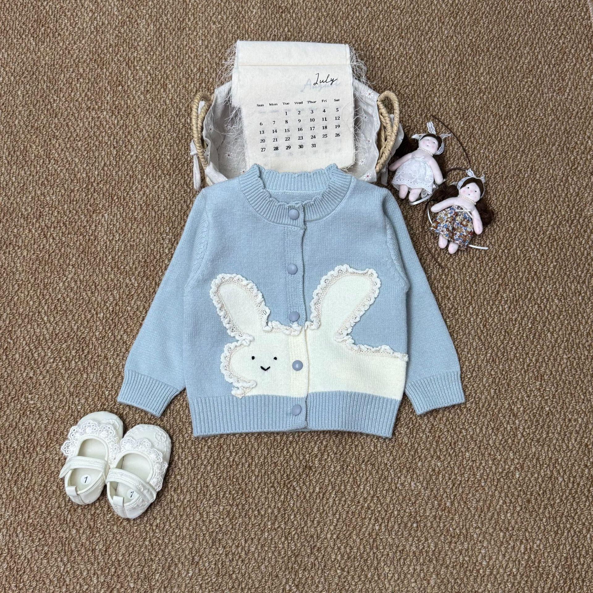 Girls Cute Rabbit Lace Cardigan Sweater for Autumn/Winter 120 cm світло-синій колір
Girls Cute Rabbit Lace Cardigan Sweater for Autumn/Winter 120 cm світло-синій колір