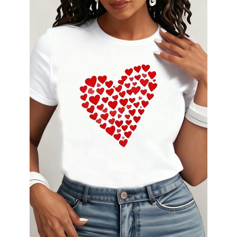 Love Graphic Print Plus Size Women s T-shirt, Short Sleeve Crew Neck Casual Top for Summer & Spring, Women s Clothing S белый
Love Graphic Print Plus Size Women s T-shirt, Short Sleeve Crew Neck Casual Top for Summer & Spring, Women s Clothing S белый