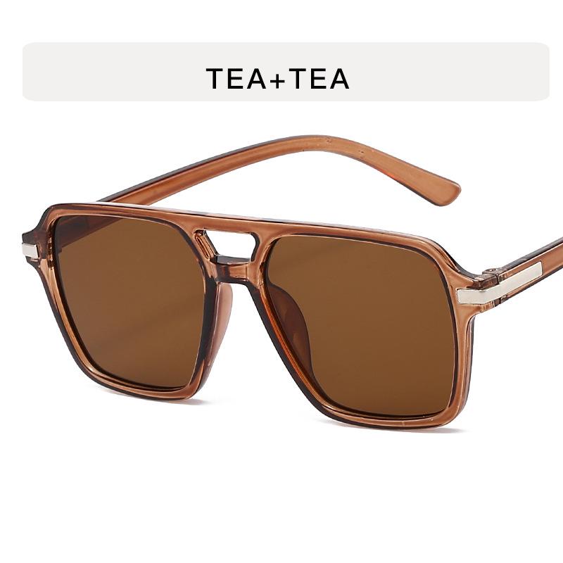 Small Square Black Retro Double Bridge Sunglasses - Trendy Sun Protection for Casual Beach Wear As Pictured
Small Square Black Retro Double Bridge Sunglasses - Trendy Sun Protection for Casual Beach Wear As Pictured
