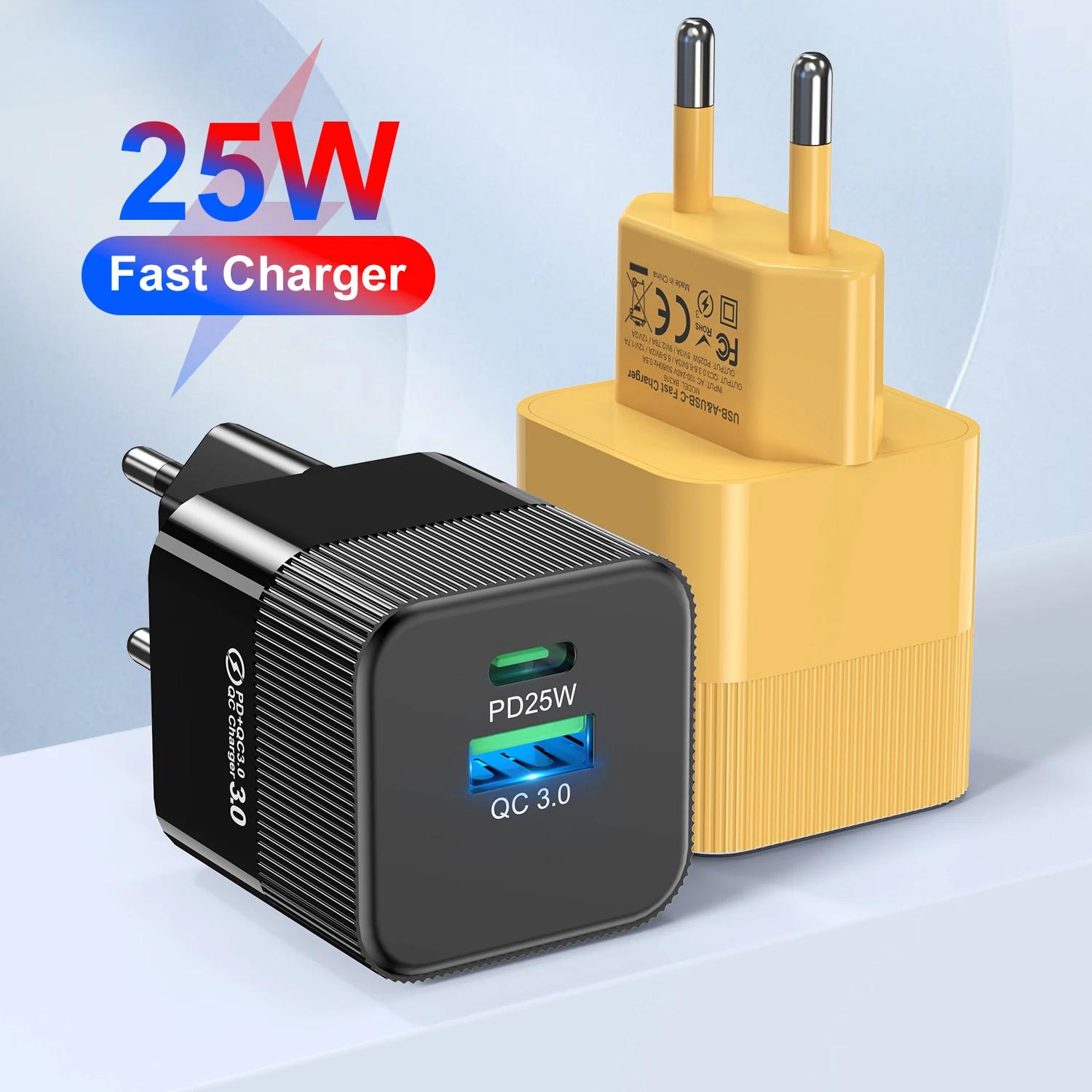 2 порти PD 25W Mini USB C швидкий зарядний пристрій для iPhone 15 Pro Max Xiaomi телефон швидка зарядка KR ЄС США штекер адаптер для подорожей Yellow US
2 порти PD 25W Mini USB C швидкий зарядний пристрій для iPhone 15 Pro Max Xiaomi телефон швидка зарядка KR ЄС США штекер адаптер для подорожей Yellow US