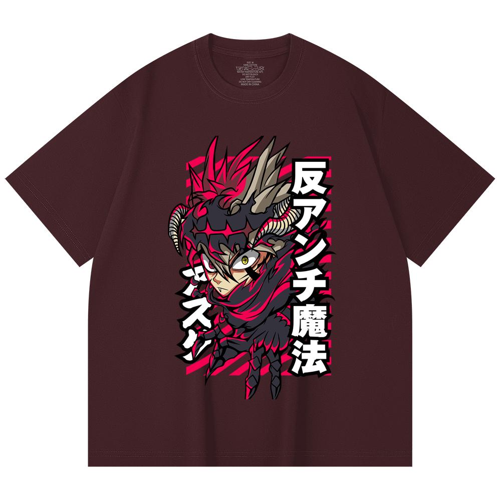 230 Gsm 100% Cotton Black Clover V5 Asta Demon Print Unisex Heavy Cotton T Shirt 2XL
230 Gsm 100% Cotton Black Clover V5 Asta Demon Print Unisex Heavy Cotton T Shirt 2XL