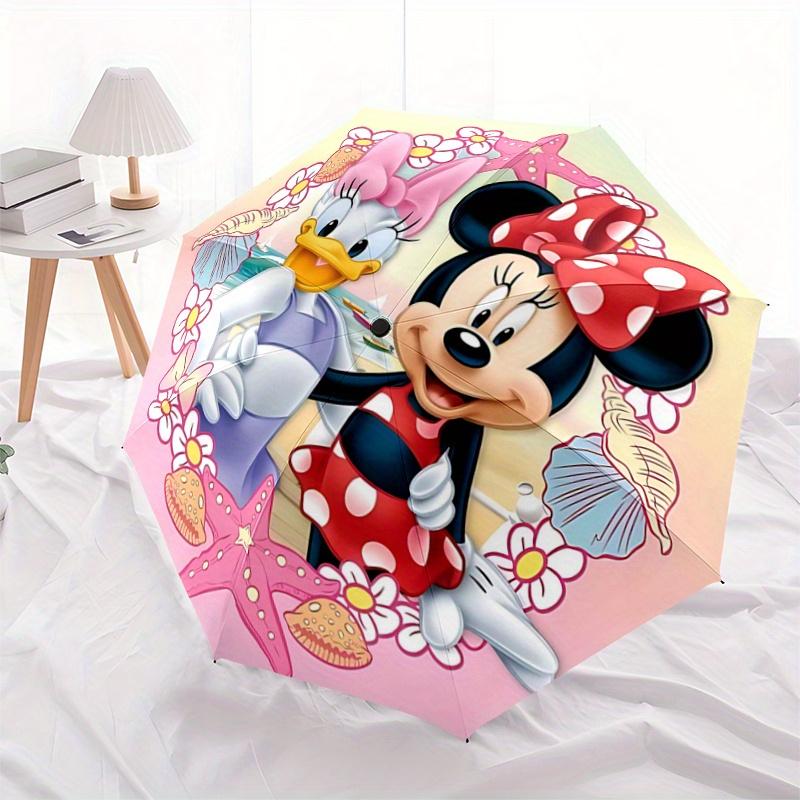 1pc Minnie Mouse & Daisy Duck Beach Umbrella - Auto Open Close, Portable 3-Fold Design, 8-Bone Iron Frame, Outdoor Umbrella, Festival Gift f
1pc Minnie Mouse & Daisy Duck Beach Umbrella - Auto Open Close, Portable 3-Fold Design, 8-Bone Iron Frame, Outdoor Umbrella, Festival Gift f