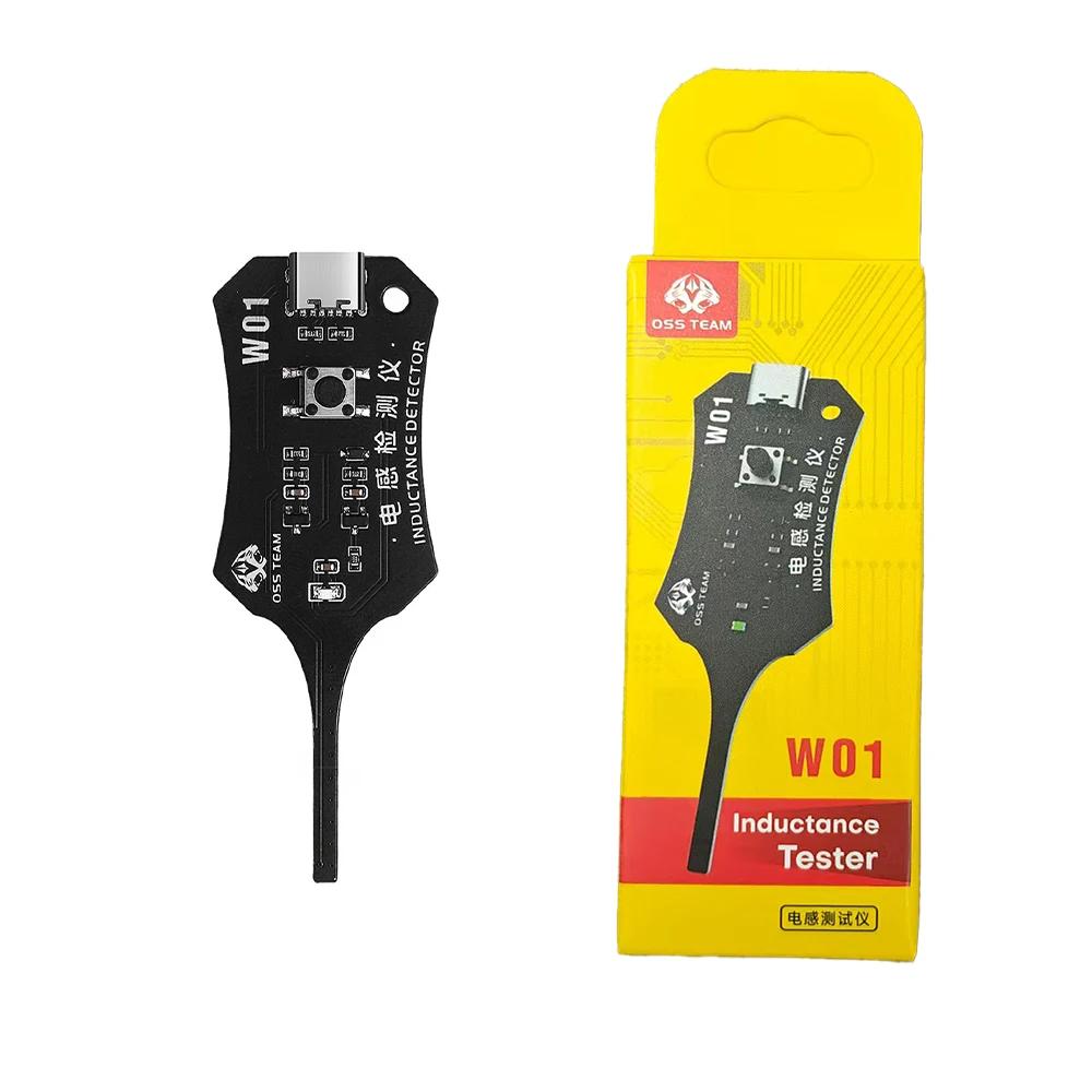 OSS W01 2.0 Type-C Inductance Tester Motherboard Coil Circuit Tester For Mobile Phone Component Fault Detection Diagnosis Repair 1PC
OSS W01 2.0 Type-C Inductance Tester Motherboard Coil Circuit Tester For Mobile Phone Component Fault Detection Diagnosis Repair 1PC