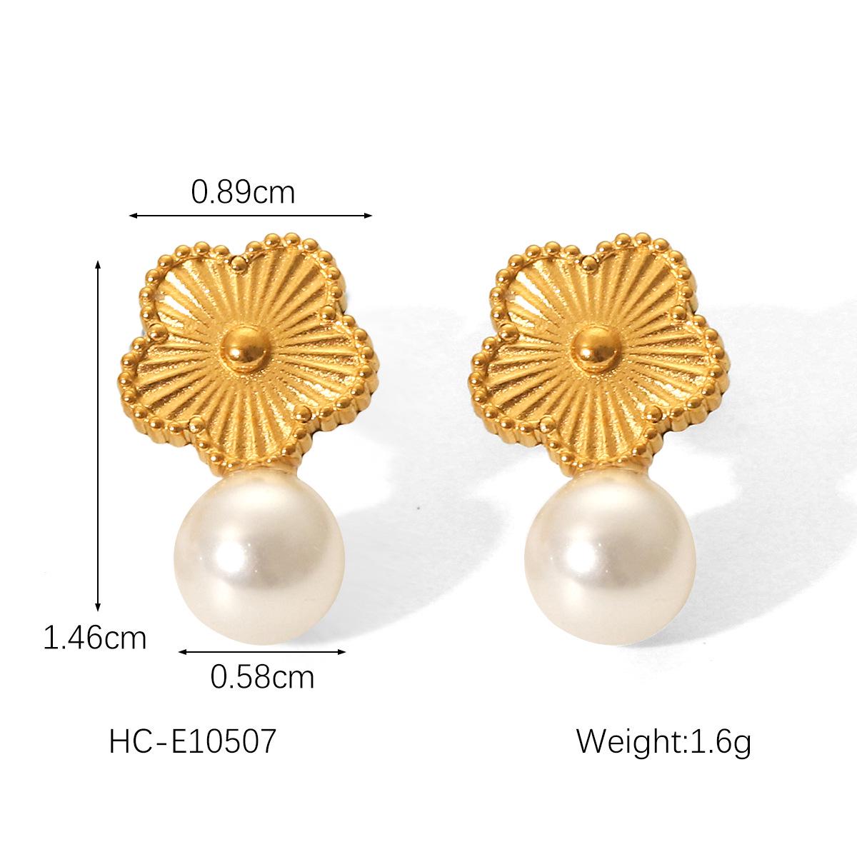 European & American Fashion Butterfly Zircon Star Stud Earrings: Light Luxury Stainless Steel Five-Petal Pearl Flower Design
European & American Fashion Butterfly Zircon Star Stud Earrings: Light Luxury Stainless Steel Five-Petal Pearl Flower Design