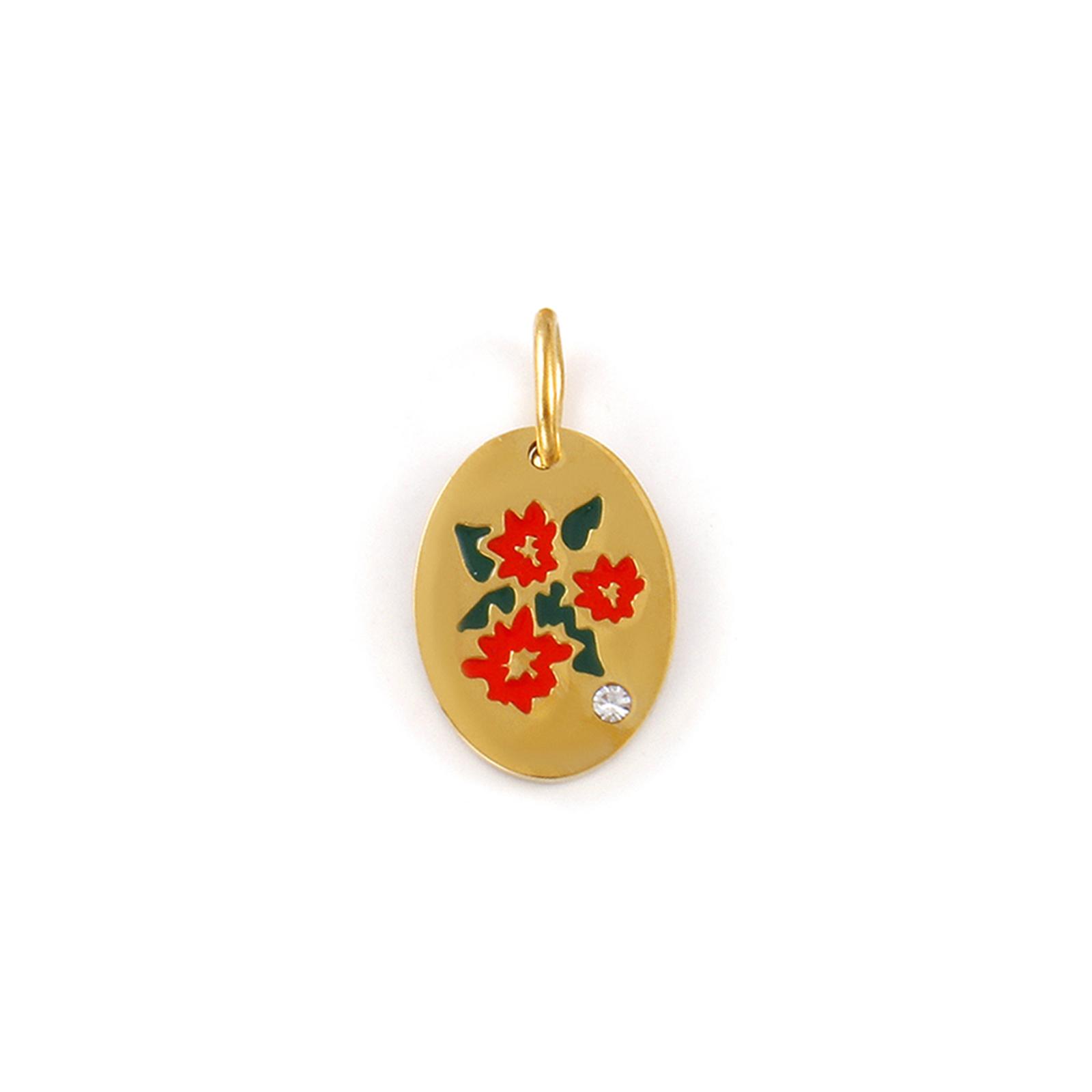 1 Piece 304 Stainless Steel Birth Month Flower Charms Enamel Oval Flower Clear Cubic Zirconia Pendants DIY Necklace 20mm x 11mm
1 Piece 304 Stainless Steel Birth Month Flower Charms Enamel Oval Flower Clear Cubic Zirconia Pendants DIY Necklace 20mm x 11mm