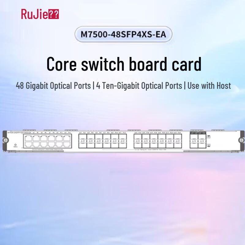 Ruijie Modular Core Switch Card M7500-24SFP/12GT4XS-EA
Ruijie Modular Core Switch Card M7500-24SFP/12GT4XS-EA