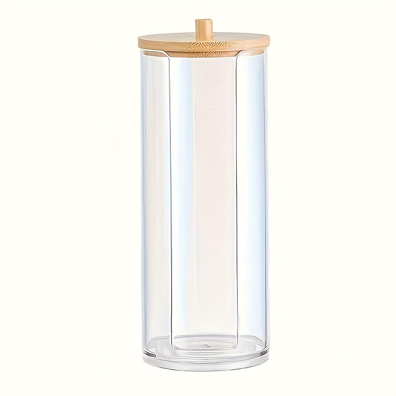 Органайзер для косметики с бамбуковой крышкой - прозрачный органайзер с гладкой поверхностью и легкой конструкцией для предметов первой необходимости в ванной
Органайзер для косметики с бамбуковой крышкой - прозрачный органайзер с гладкой поверхностью и легкой конструкцией для предметов первой необходимости в ванной