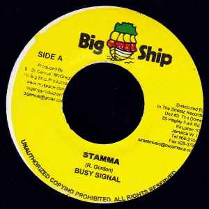 7inch Record BUSY SIGNAL / LADEN - Stamma / Never Dash Weh NONE Big Ship 2008 Jamaica Reggae, Ska & Dub Used
7inch Record BUSY SIGNAL / LADEN - Stamma / Never Dash Weh NONE Big Ship 2008 Jamaica Reggae, Ska & Dub Used