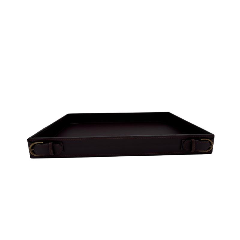 Contemporary Rectangular Leather Belt Buckle Decorative Tray 400*265*40 mm кофейный
Contemporary Rectangular Leather Belt Buckle Decorative Tray 400*265*40 mm кофейный