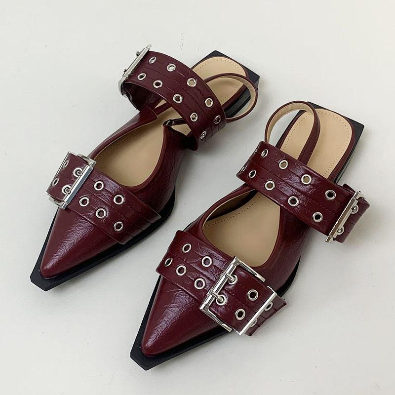 Fashion Luxury Sandals Flats Shoes For Women 2025 Summer Female Casual Sandals Shoes Buckle Strap Fashion Pointed Toe Ladies Slingback 39 вина червоного кольору
Fashion Luxury Sandals Flats Shoes For Women 2025 Summer Female Casual Sandals Shoes Buckle Strap Fashion Pointed Toe Ladies Slingback 39 вина червоного кольору