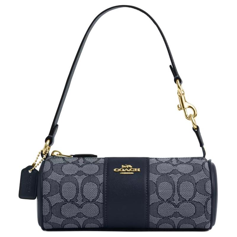 COACH Nolita 20 Logo Zip Closure Jacquard and Smooth Leather Shoulder Bag Small Women s Midnight Navy синій
COACH Nolita 20 Logo Zip Closure Jacquard and Smooth Leather Shoulder Bag Small Women s Midnight Navy синій