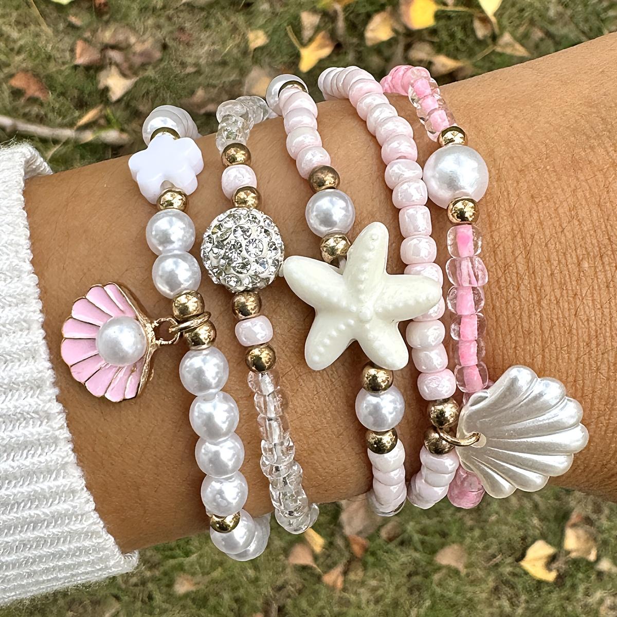 Elegant Metal Bracelet Set – Scallop Starfish & Bow Pendant Fashion Jewelry, 5Pcs
Elegant Metal Bracelet Set – Scallop Starfish & Bow Pendant Fashion Jewelry, 5Pcs