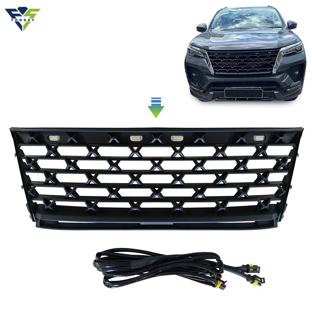 TRD Style Front Grille with Lights for Fortuner 2021+ Box чёрный
TRD Style Front Grille with Lights for Fortuner 2021+ Box чёрный