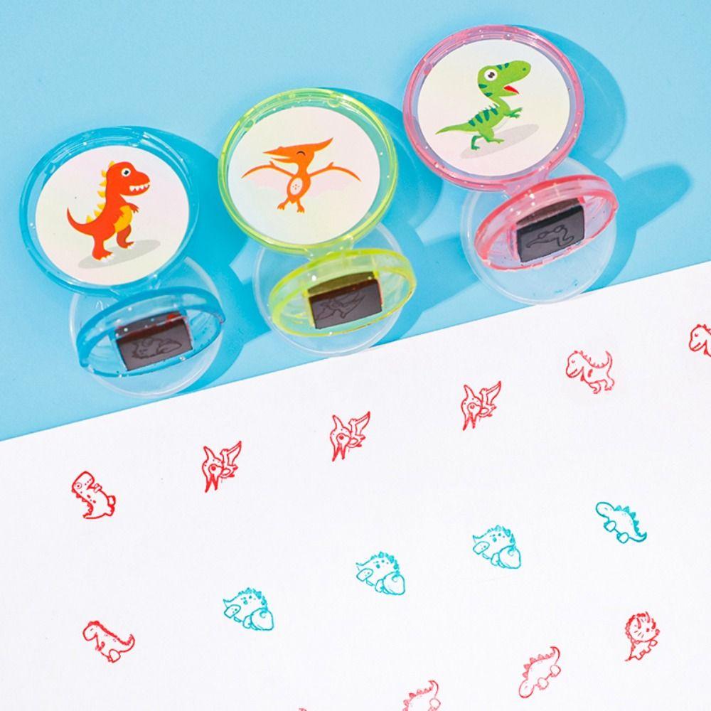 Cartoon Tyrannosaurus Signet Self-ink Children Round Seal Dinosuar Stamp Kids/Children 1PC Random
Cartoon Tyrannosaurus Signet Self-ink Children Round Seal Dinosuar Stamp Kids/Children 1PC Random