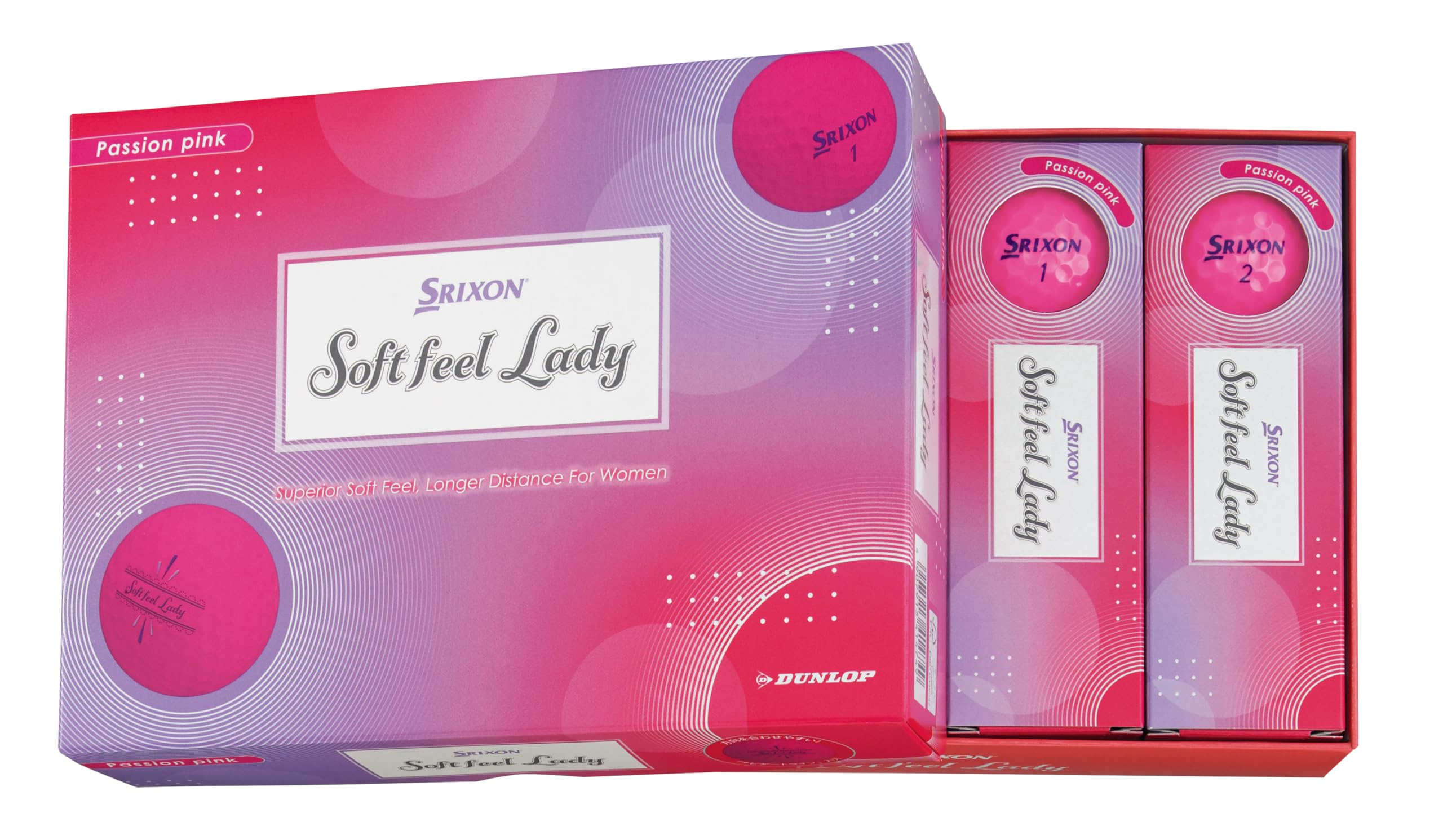 Мяч для гольфа Dunlop SRIXON SOFT FEEL LADY6 Модель 2025 года 1 дюжина Страстный розовый (12 Шариков)
Мяч для гольфа Dunlop SRIXON SOFT FEEL LADY6 Модель 2025 года 1 дюжина Страстный розовый (12 Шариков)