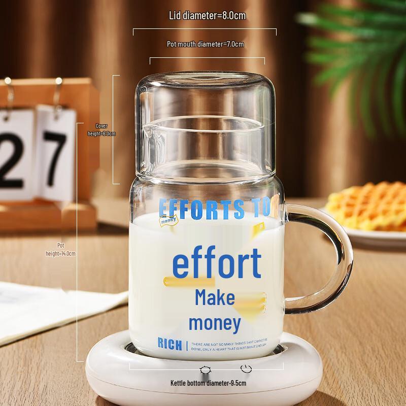 800ml Thickened High Borosilicate Heat-Resistant Glass Cup with Handle
800ml Thickened High Borosilicate Heat-Resistant Glass Cup with Handle