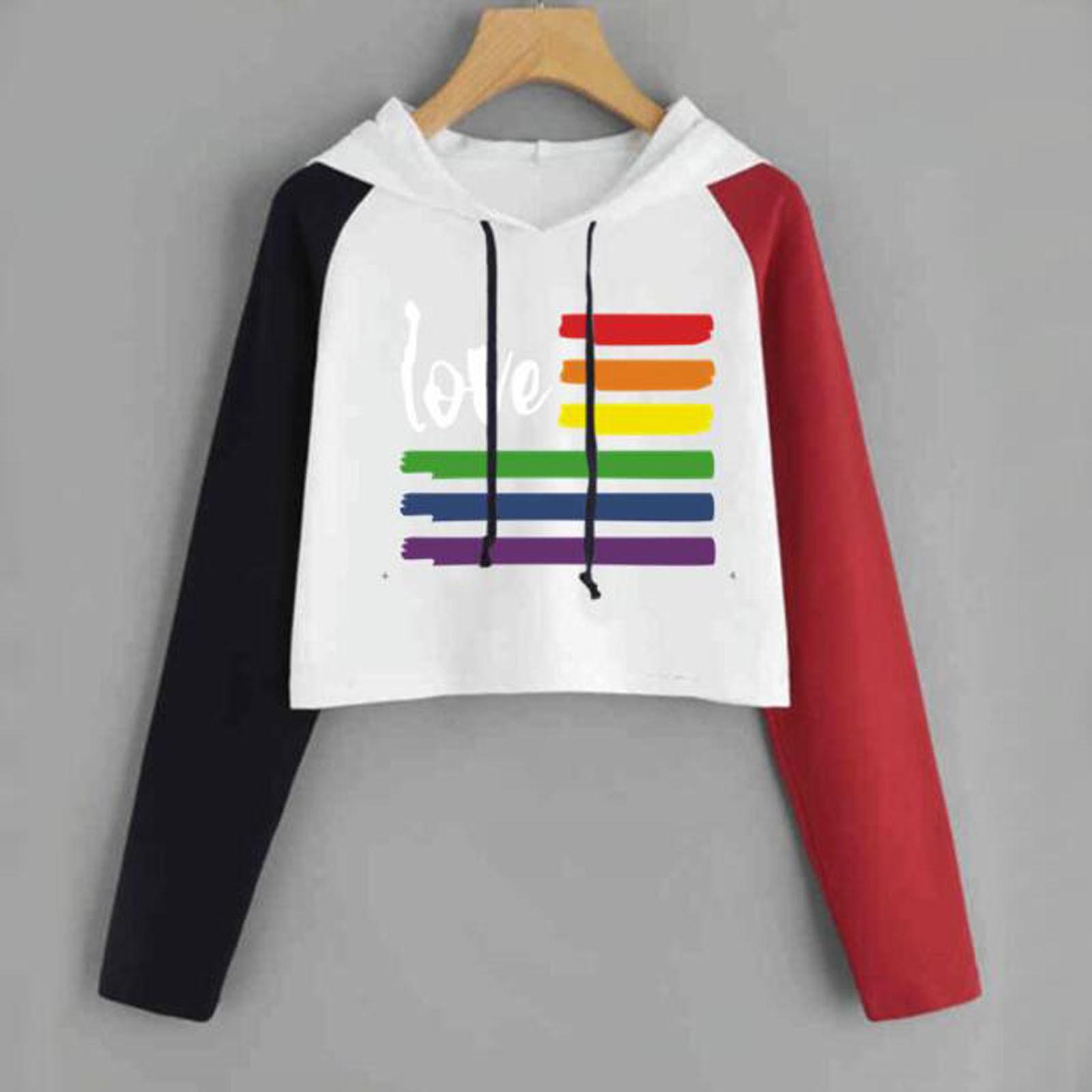 (SU)Женская толстовка с длинными рукавами, пуловер с милым принтом, толстовка с цветными блоками, блузка, топы
(SU)Женская толстовка с длинными рукавами, пуловер с милым принтом, толстовка с цветными блоками, блузка, топы