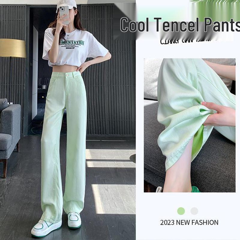Women s Summer 2026 Green Tencel High-Waisted Wide-Leg Ice Silk Floor-Length Pants S 80-94 lbs
Women s Summer 2026 Green Tencel High-Waisted Wide-Leg Ice Silk Floor-Length Pants S 80-94 lbs