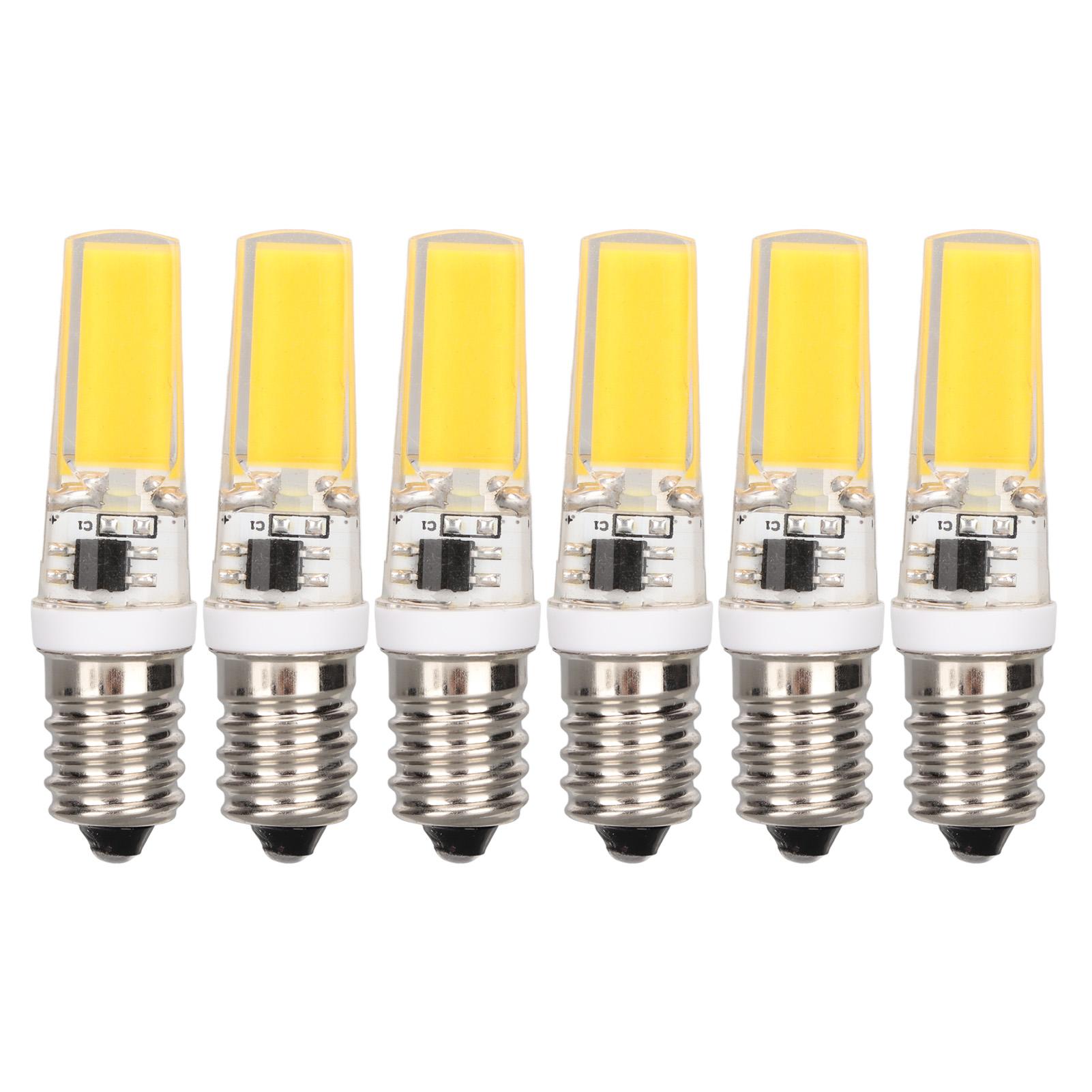 6PCS E14 COB Lamp Bulb Mini 360 Degree Lighting Heat Sinking Silicone Anti Glare for Chandelier
6PCS E14 COB Lamp Bulb Mini 360 Degree Lighting Heat Sinking Silicone Anti Glare for Chandelier
