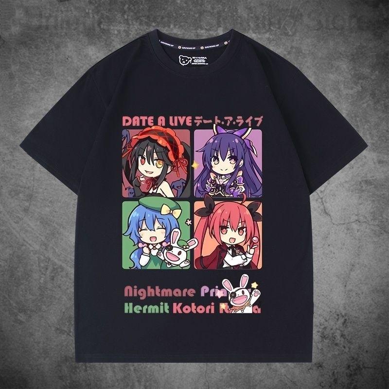 DATE A LIVE T Shirt Kotori Itsuka Nightmare Princess Hermit Cartoon Print Tshirt Unisex Women Summer Cotton Short Sleeve Tee Tops 4XL
DATE A LIVE T Shirt Kotori Itsuka Nightmare Princess Hermit Cartoon Print Tshirt Unisex Women Summer Cotton Short Sleeve Tee Tops 4XL