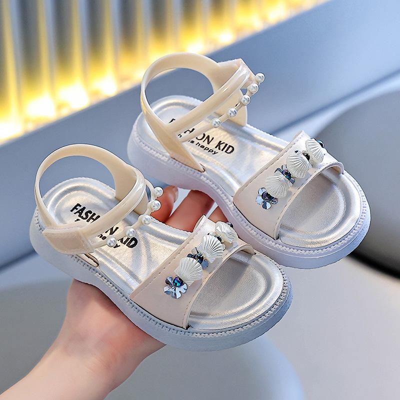 2026New Summer Cute Princess Style Children s Sandals Heart-Shaped Princess Soft-Soled Girls Beach Shoes with Velcro Straps 25Code білий
2026New Summer Cute Princess Style Children s Sandals Heart-Shaped Princess Soft-Soled Girls Beach Shoes with Velcro Straps 25Code білий