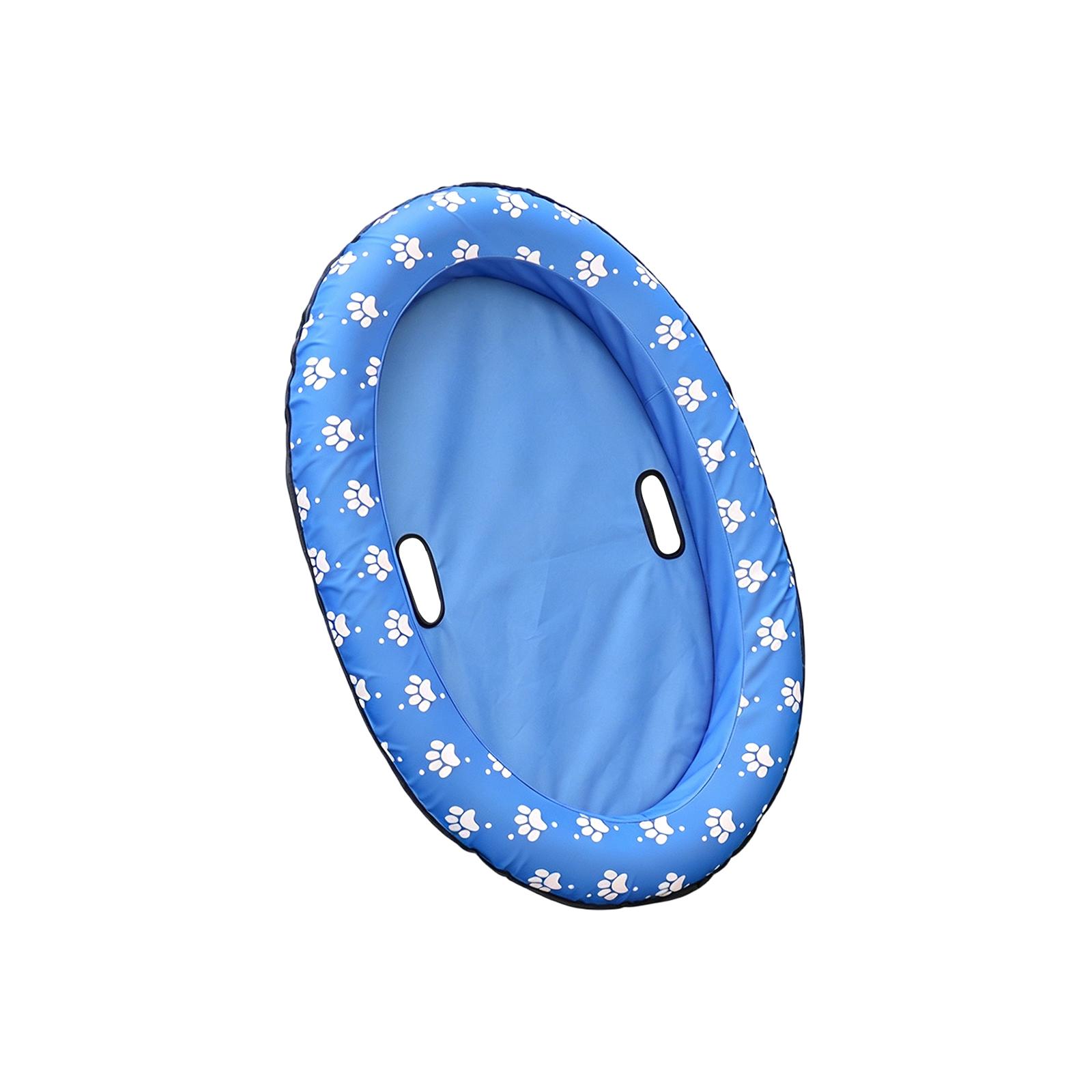 Inflatable Pet Float Pool Lounger for Dogs Water Floating Mat Durable PVC Material Oval Shape with Handles for Easy Carrying and Stability One Size синий
Inflatable Pet Float Pool Lounger for Dogs Water Floating Mat Durable PVC Material Oval Shape with Handles for Easy Carrying and Stability One Size синий