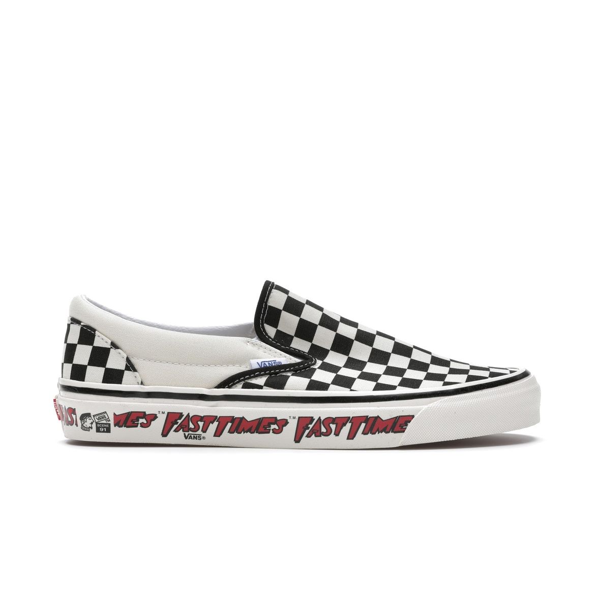 Кроссовки унисекс Vans Fast Times x Classic Slip-On 98 DX Anaheim Factory Кремово-черные VN0A3JEXWVP
Кроссовки унисекс Vans Fast Times x Classic Slip-On 98 DX Anaheim Factory Кремово-черные VN0A3JEXWVP